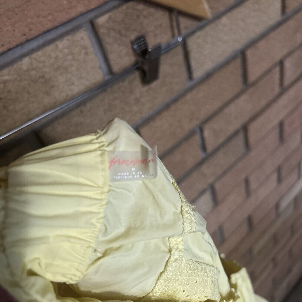 NWT Free People FP Movement Women's In The Wild Shorts Glow Yellow Size Medium - Picture 6 of 6